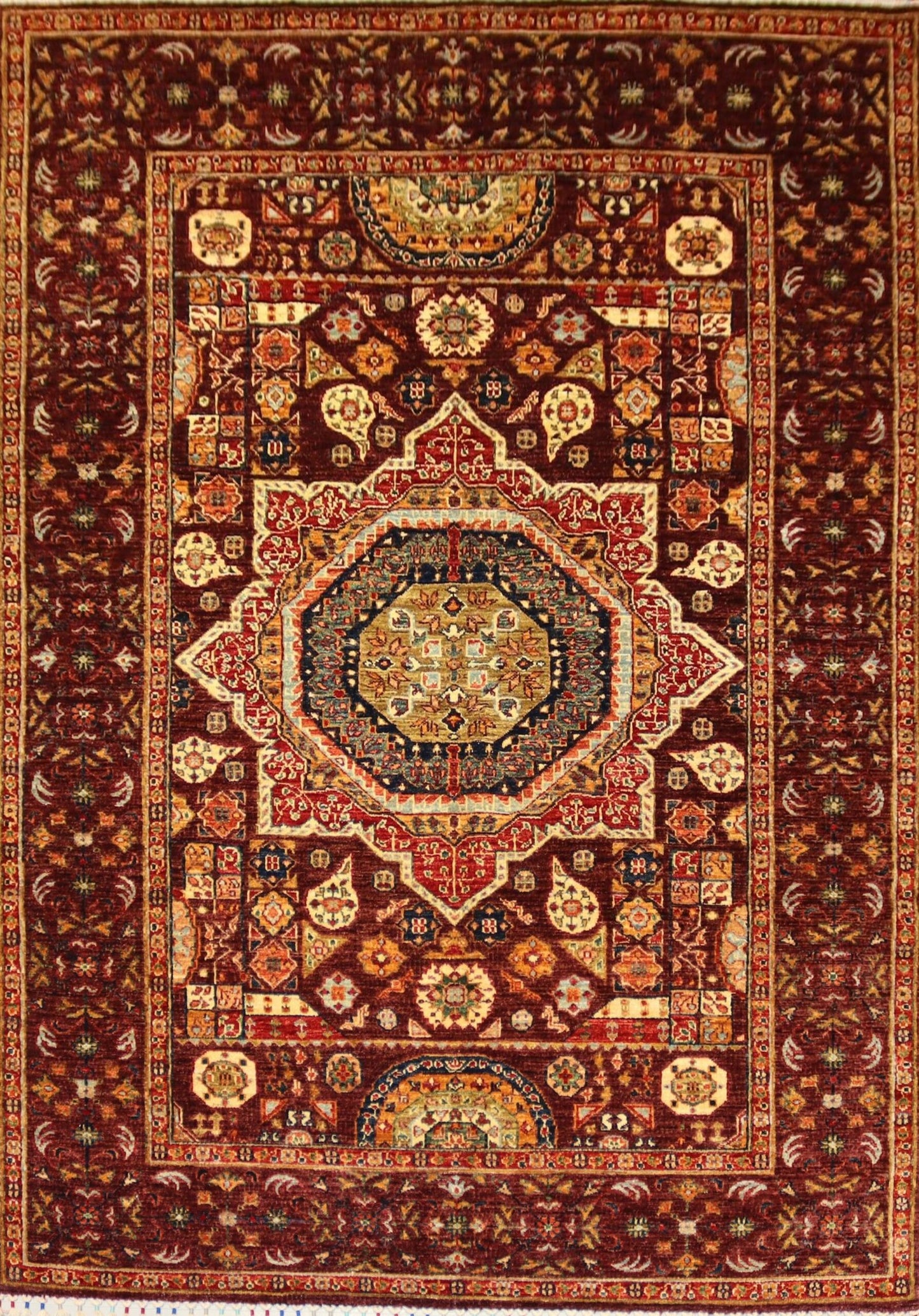 Afghan Rug -8.2×5.6Ft.