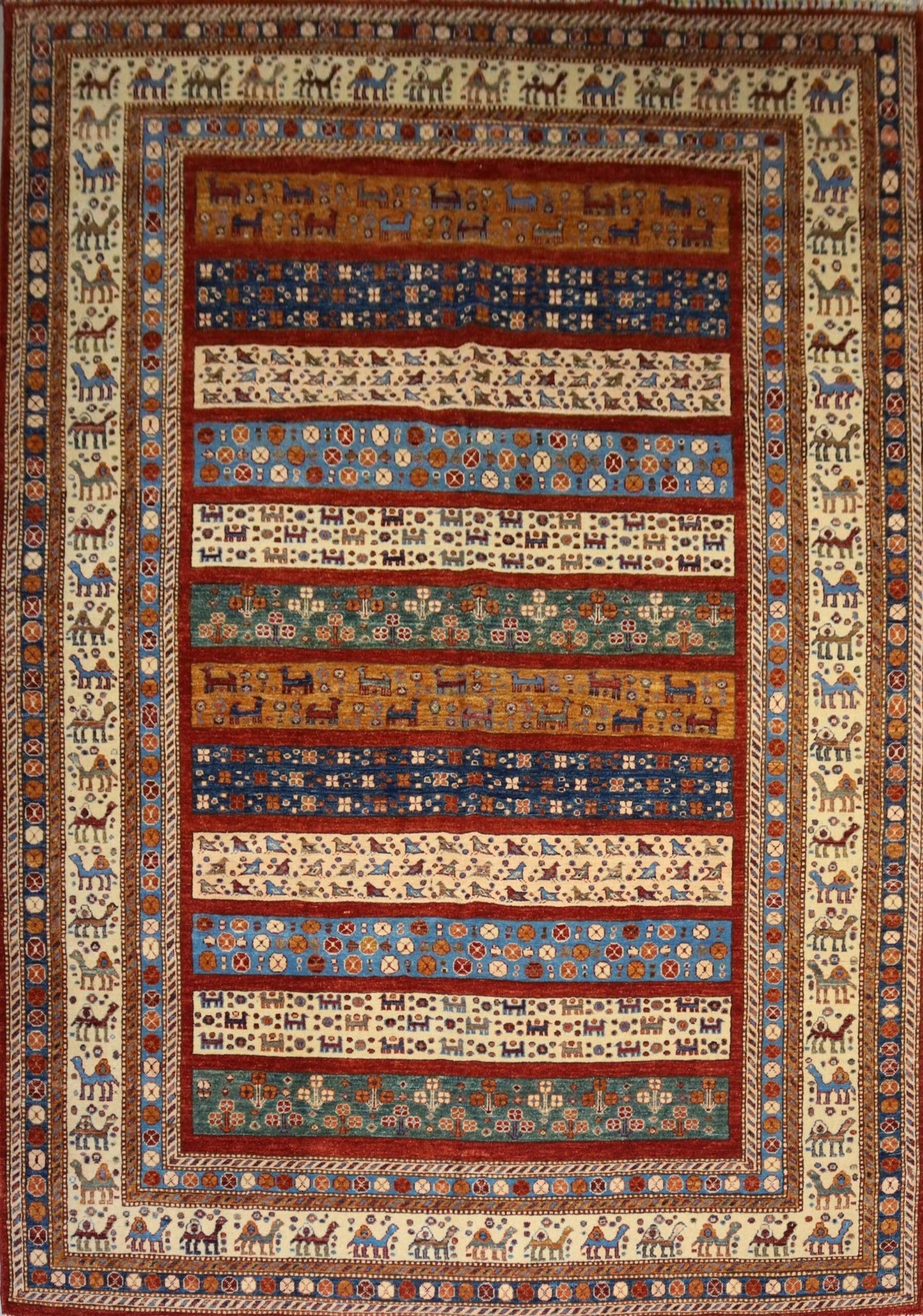 Handmade Rug –10.2X6.9Ft