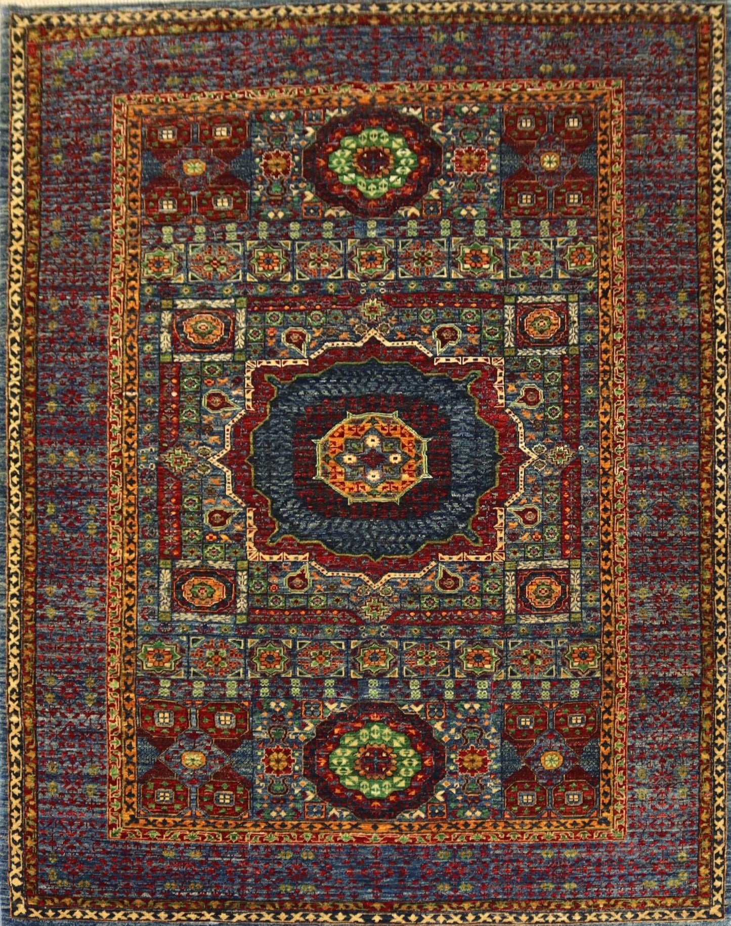 Handmade Rug -7.7×5.7Ft.