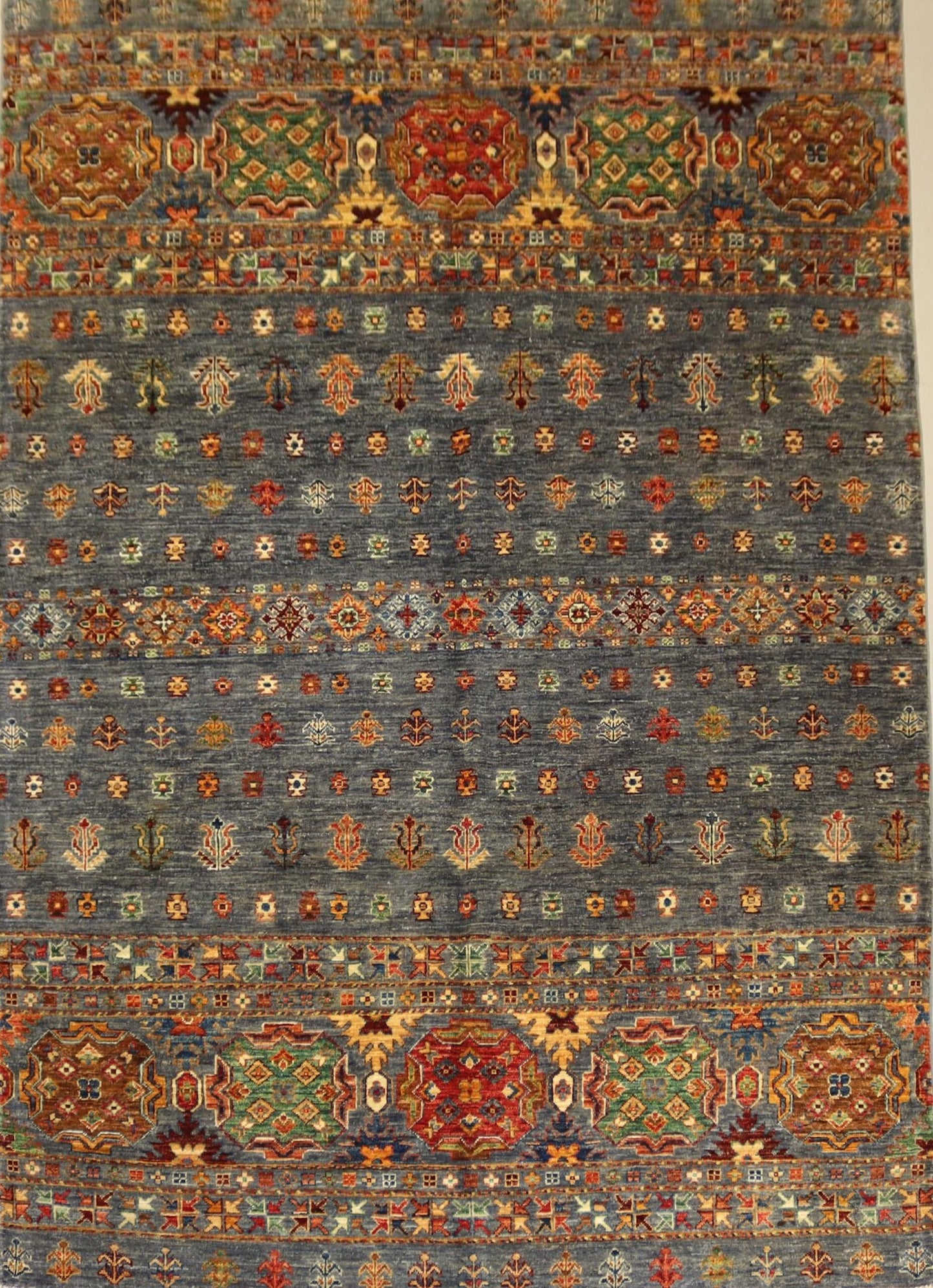 Afghan Tribal Rug -7.9×5.9Ft.