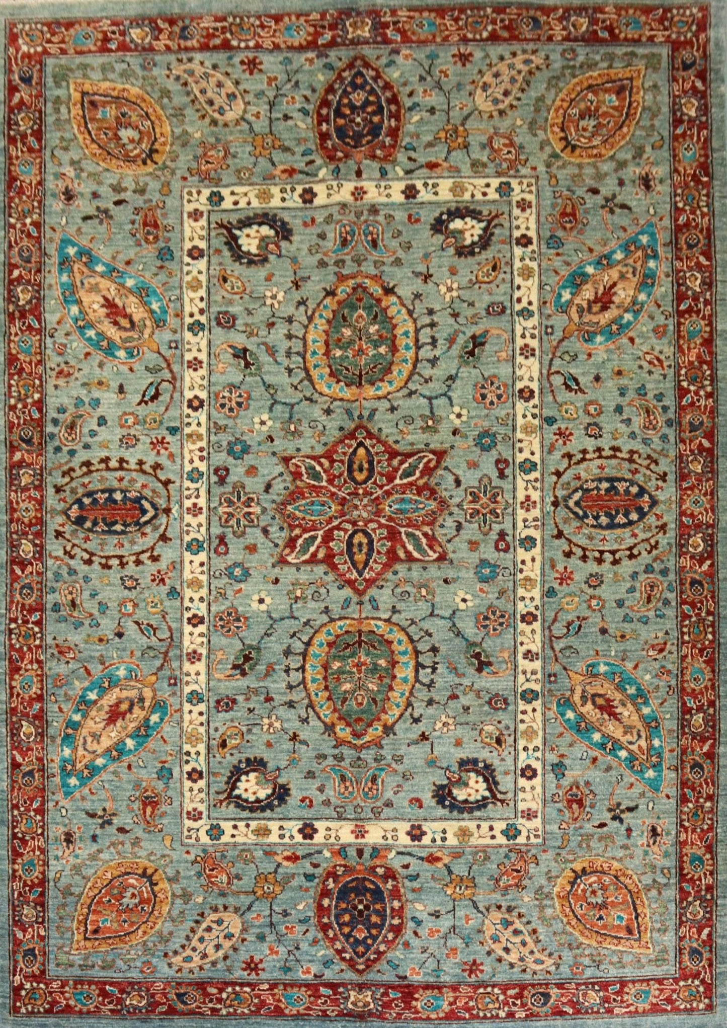 Afghan Rug -7.9×5.7Ft.