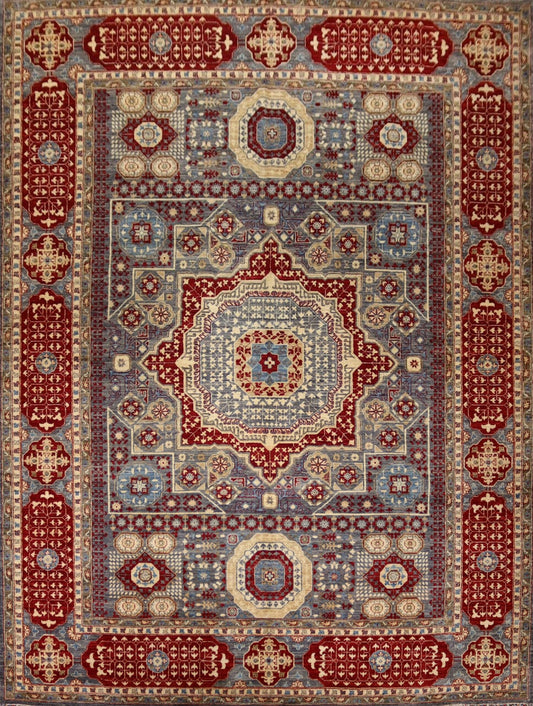 Afghan Tribal Rug - 11.8×8.9Ft.