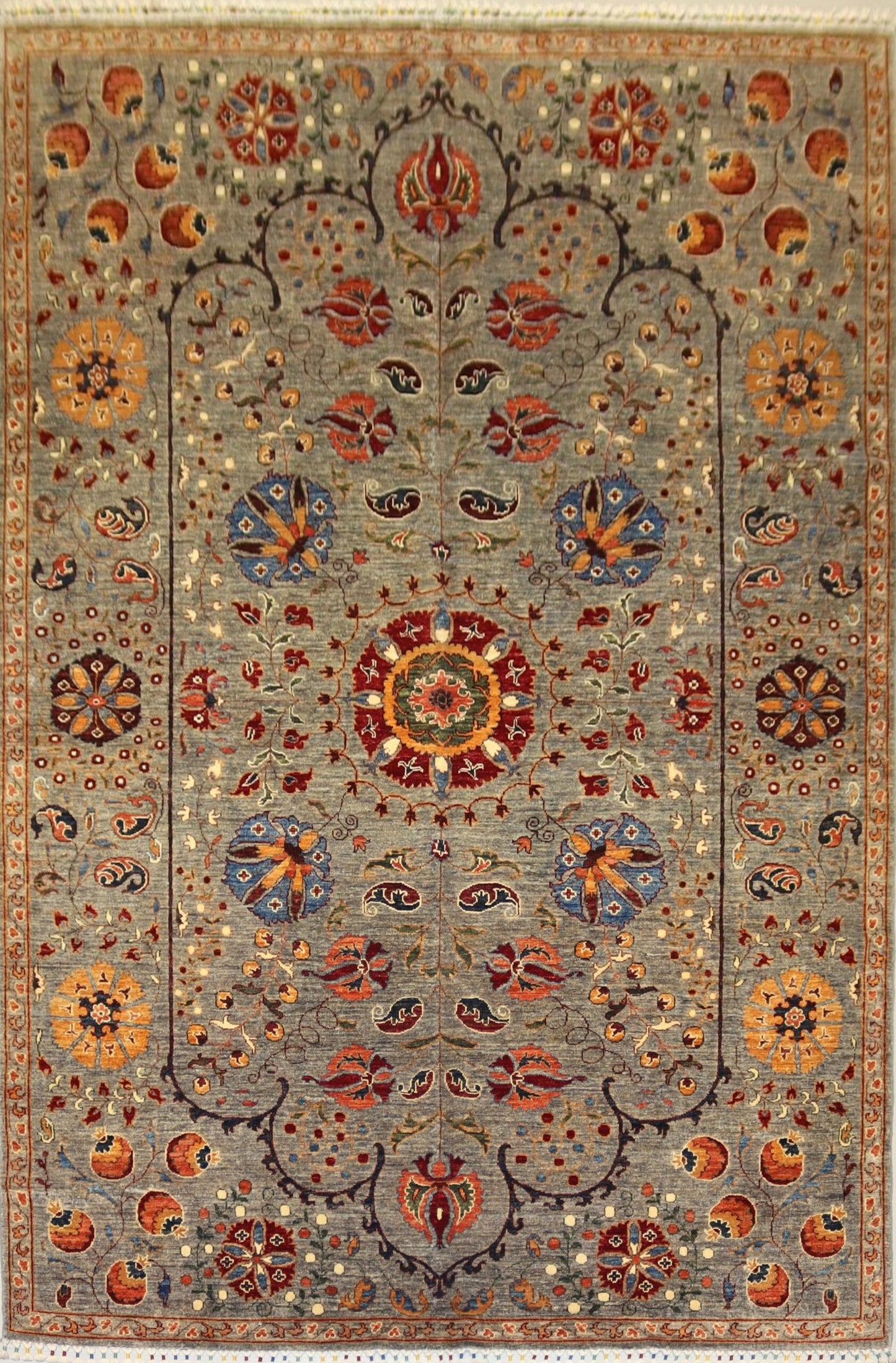 Afghan Tribal Rug - 10.5×6.8.1