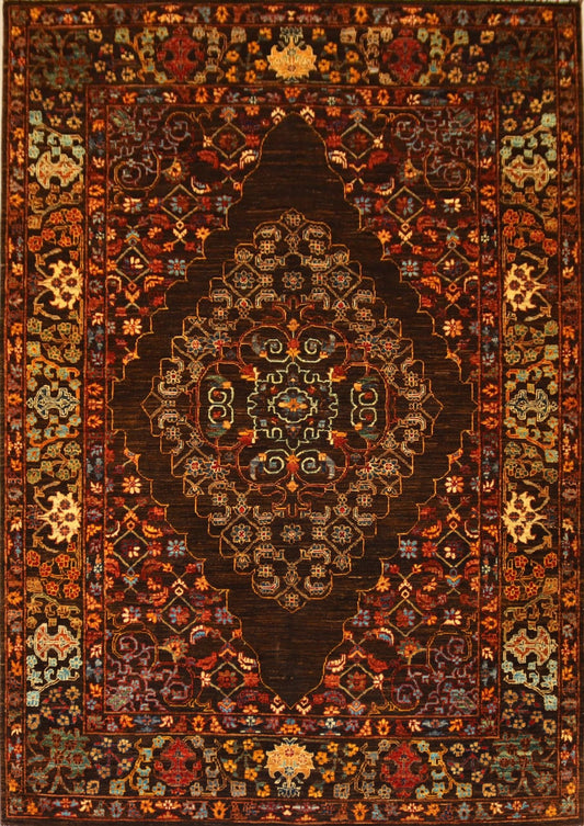 Handmade Rug -8.2×5.6 Ft.