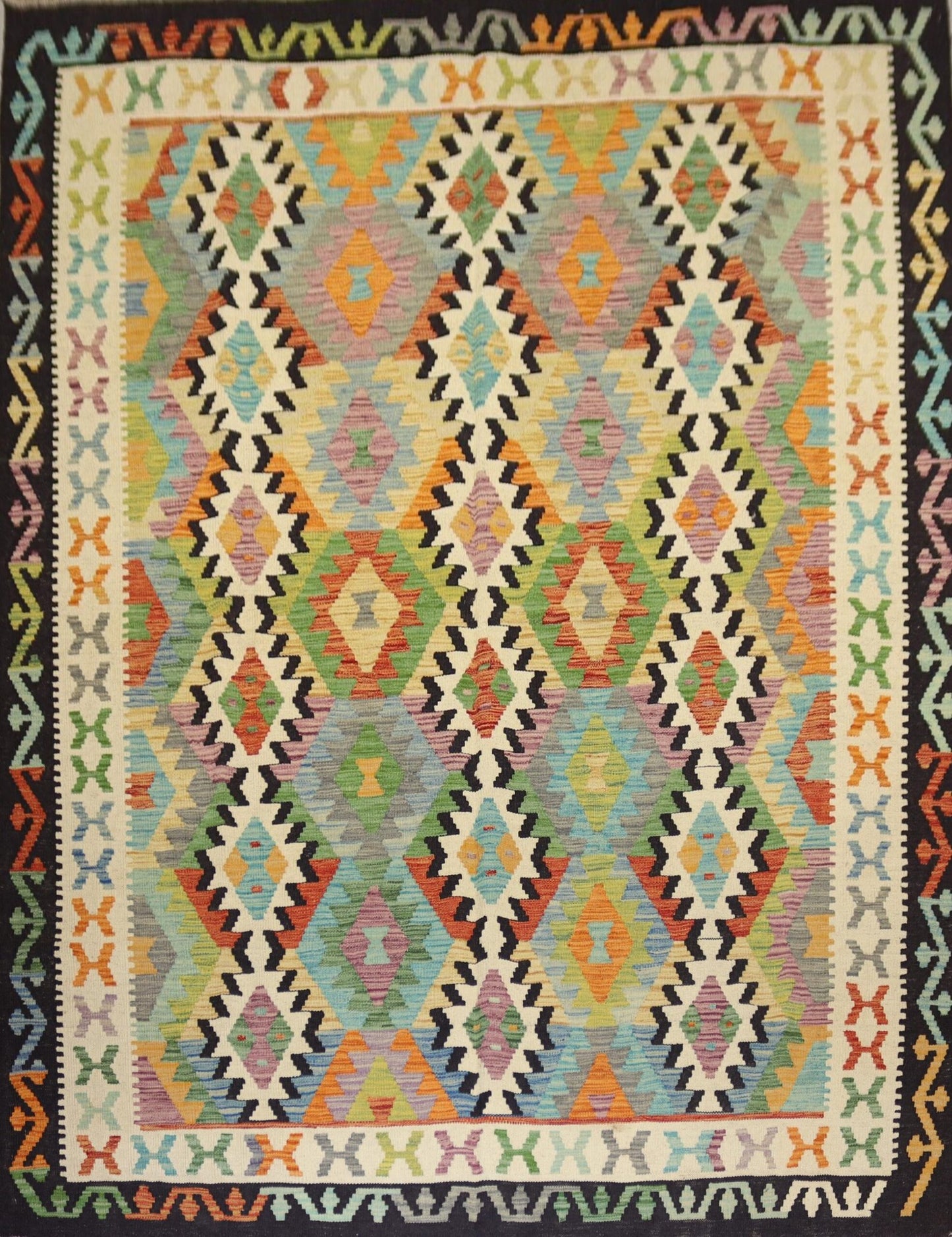 Handmade Kilim -7.9×5.8Ft.