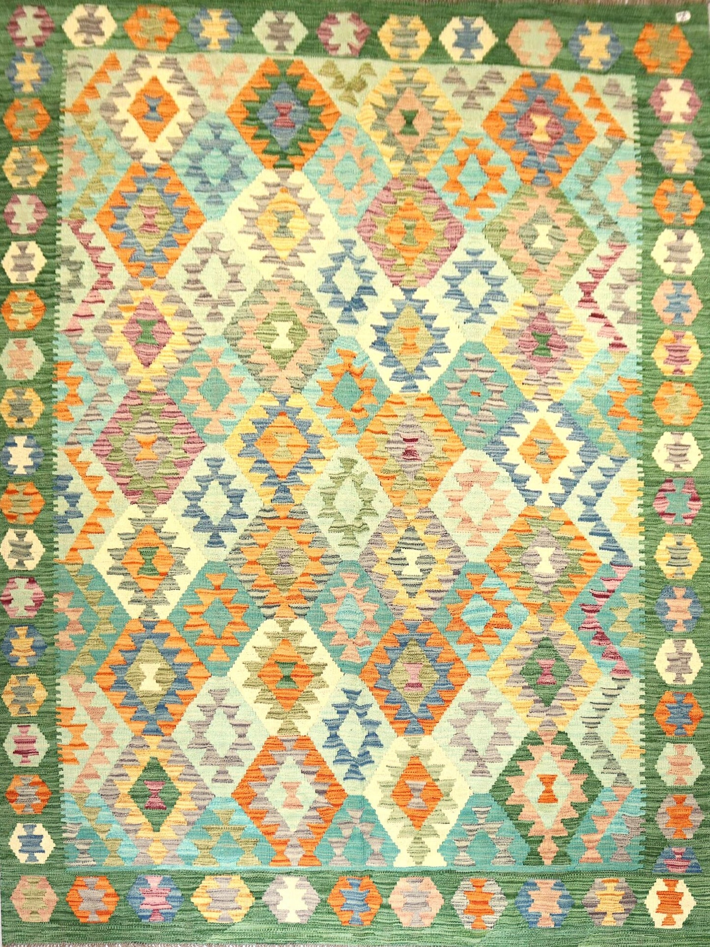 Vintage Handmade Kilim - 8.1×5.9Ft.