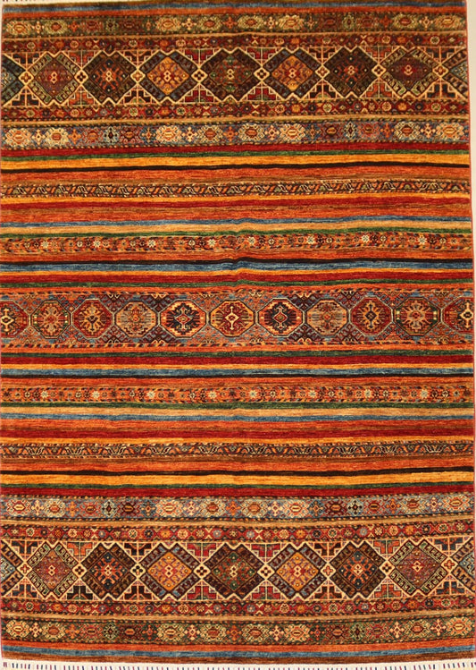 Afghan design Rug -10.1×7 Ft.