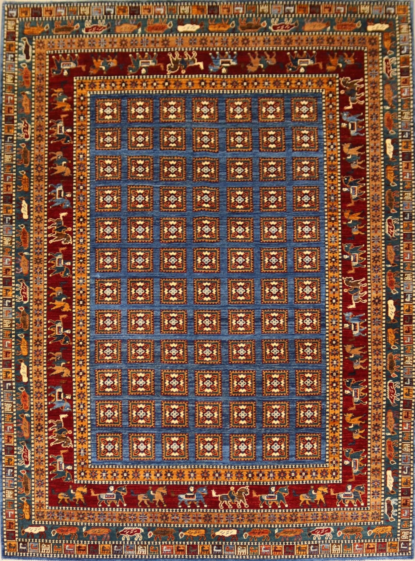 Afghan Rug -7.9×5.9Ft.