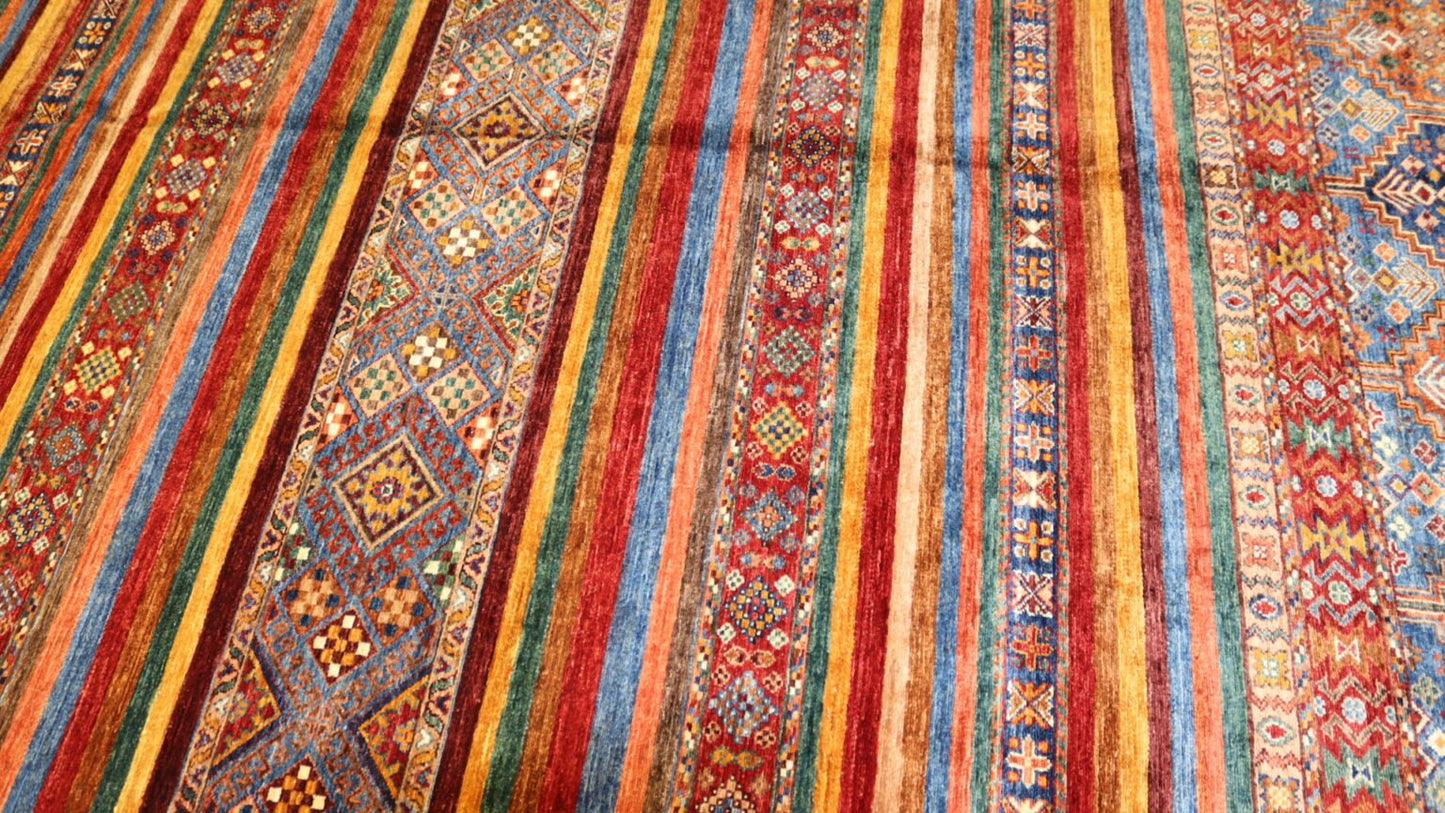 Turkmen Handmade Khurjeen Rugs - 11.7 X 8.8 Ft