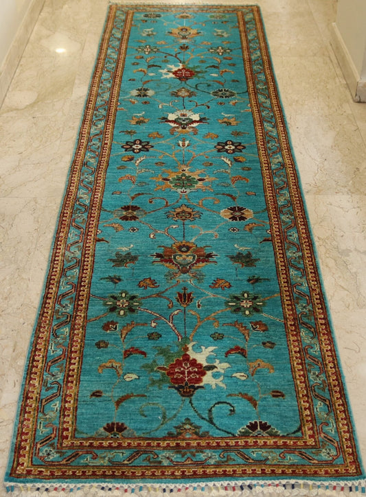 Afghan Handmade Rug -Size-308X86-Cm-10.3X2.8 Ft. OUT OF STOCK