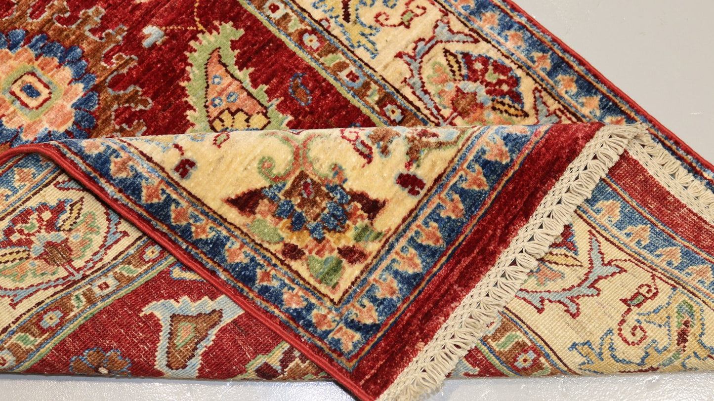 Afghan Handmade Rug -Size- 306X80 Cm-6.8×2.8 Ft.OUT OF STOCK