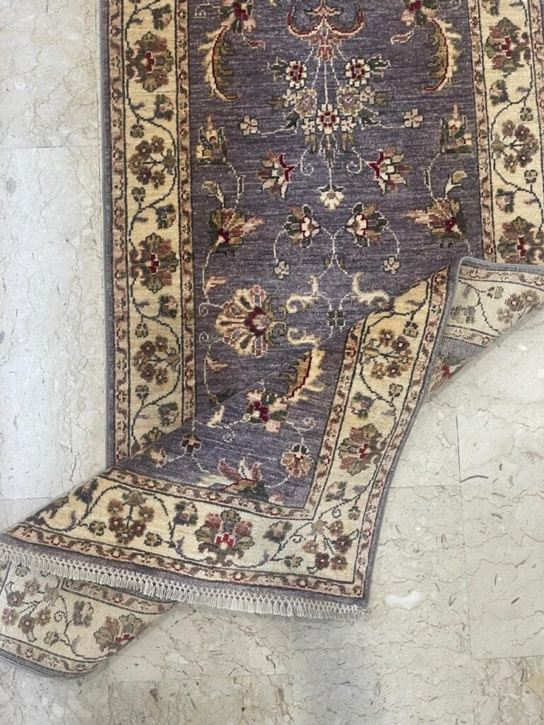 Afghan Handmade Rug -Size-390X78-Cm-12.7×2.5 FT.