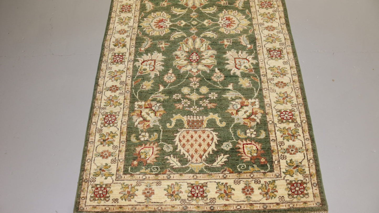 Afghan Handmade Rug-Size- 305X83 Cm-6.8×2.9 Ft.