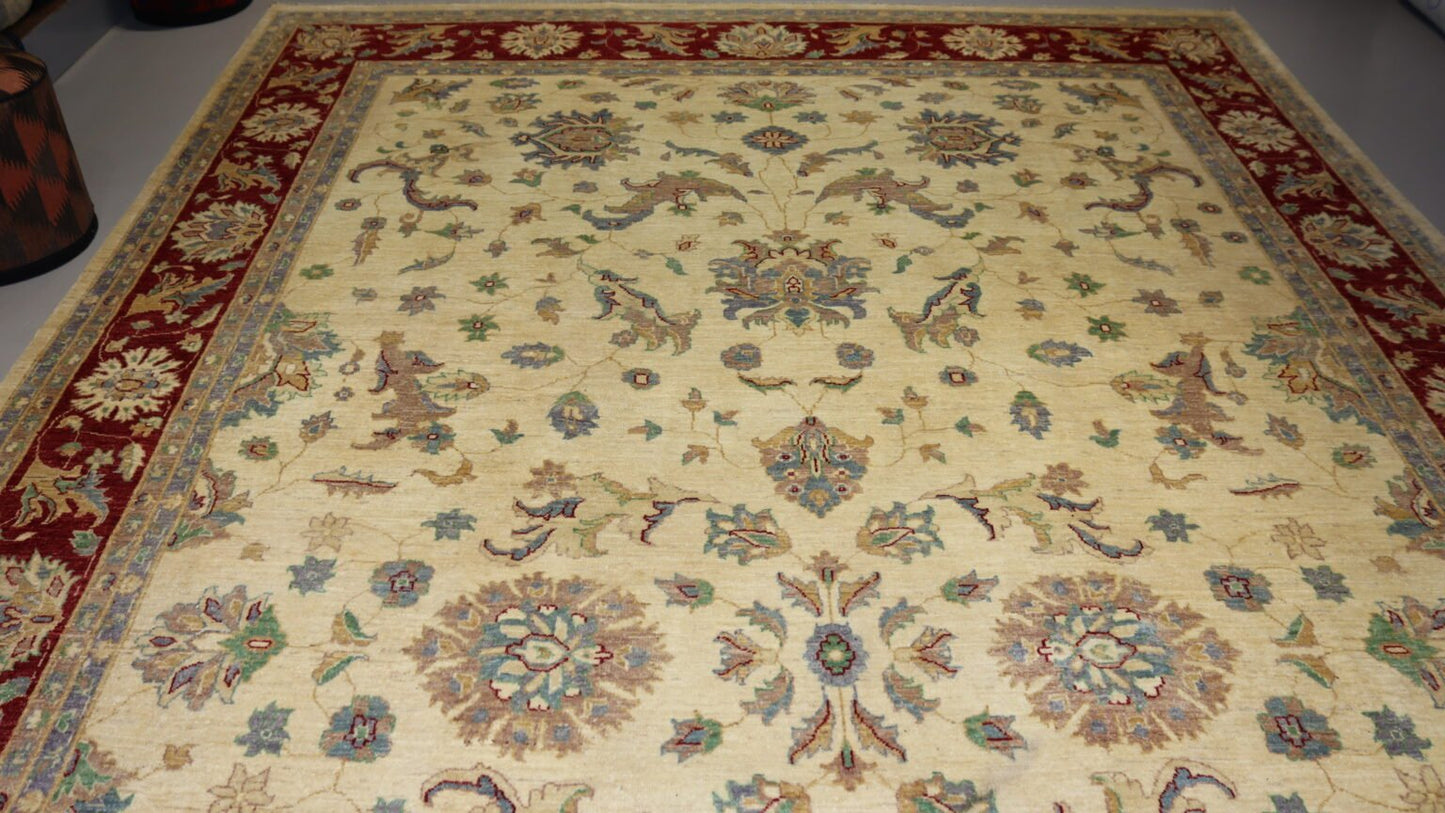 Afghan Handmade Rug -Stock-Size- 497 X 301 Cm-16.6×9.8 Ft.  