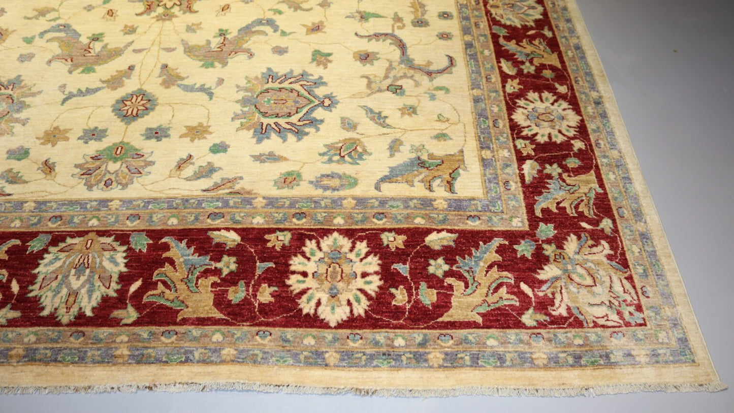 Afghan Handmade Rug -Stock-Size- 497 X 301 Cm-16.6×9.8 Ft.  