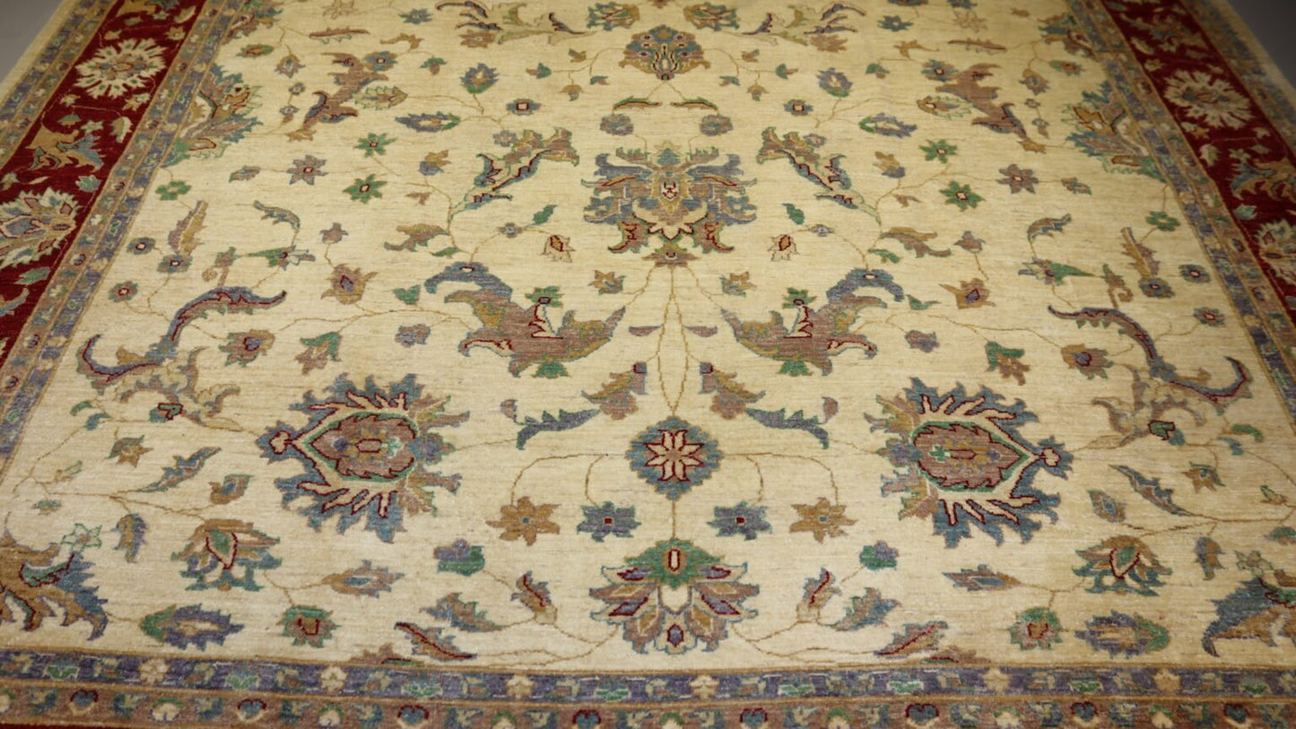 Afghan Handmade Rug -Stock-Size- 497 X 301 Cm-16.6×9.8 Ft.  