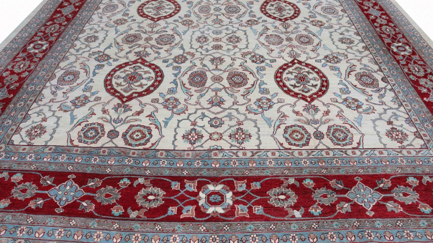 Afghan Handmade Rug -Stock -Size-522 X 372-Cm-17.1×12.2 FT.