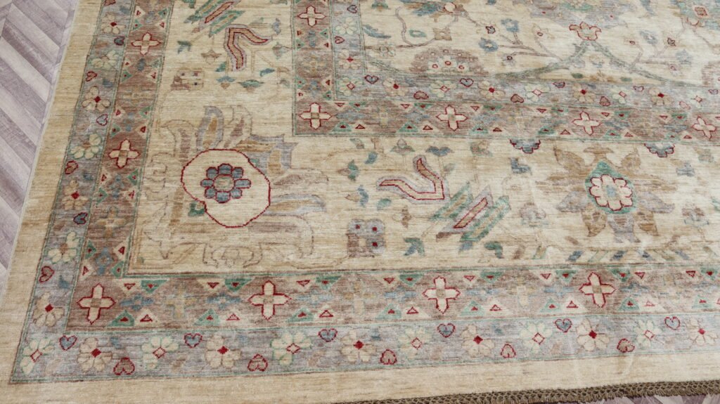 Afghan Handmade-STOCK  -SIZE- 790 x 494 CM-25.9 X 16.2.