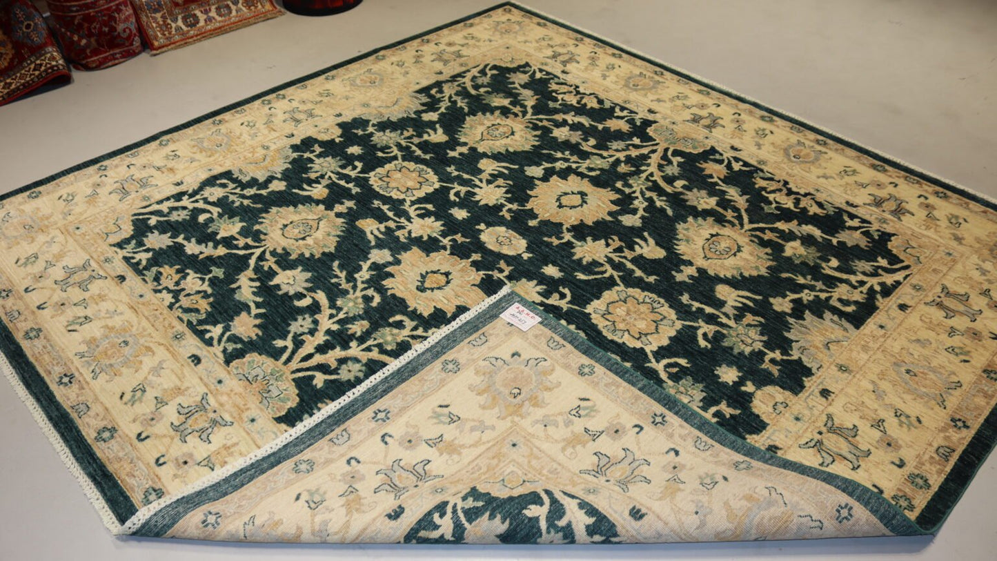 Afghan Handmade Rug -Size- 247×253 Cm-8.1×8.3 Ft..