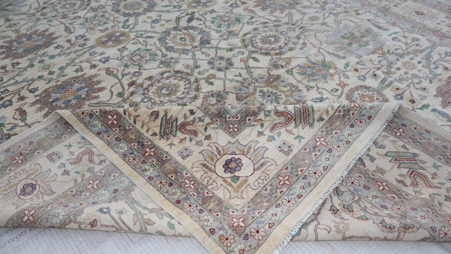 Afghan Handmade Rug -Stock-Size-593 X 400-Cm-19.4×13.1 FT. Out OF STOCK