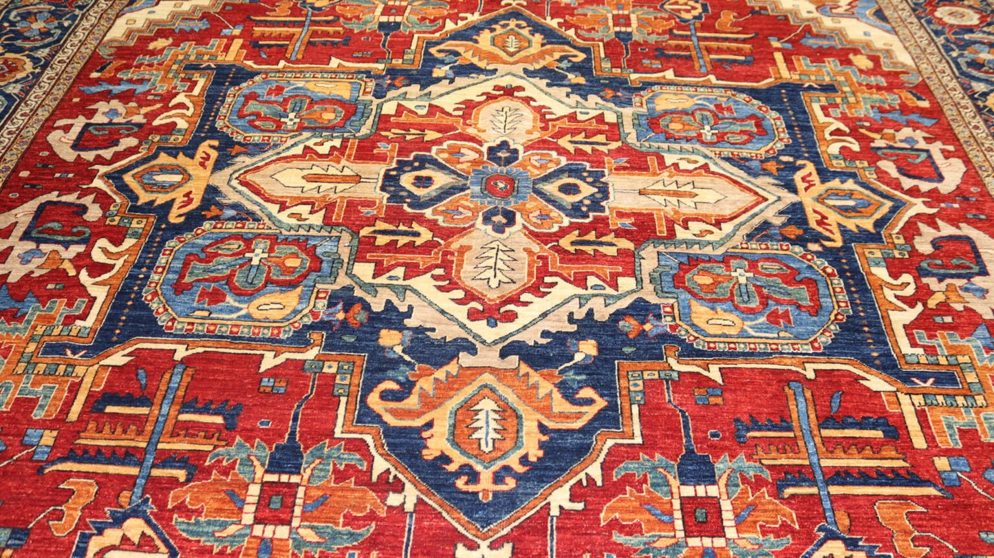 Afghan Handmade Rug -Stock-Size-505 X 368-CM 16.5×12.0 FT.