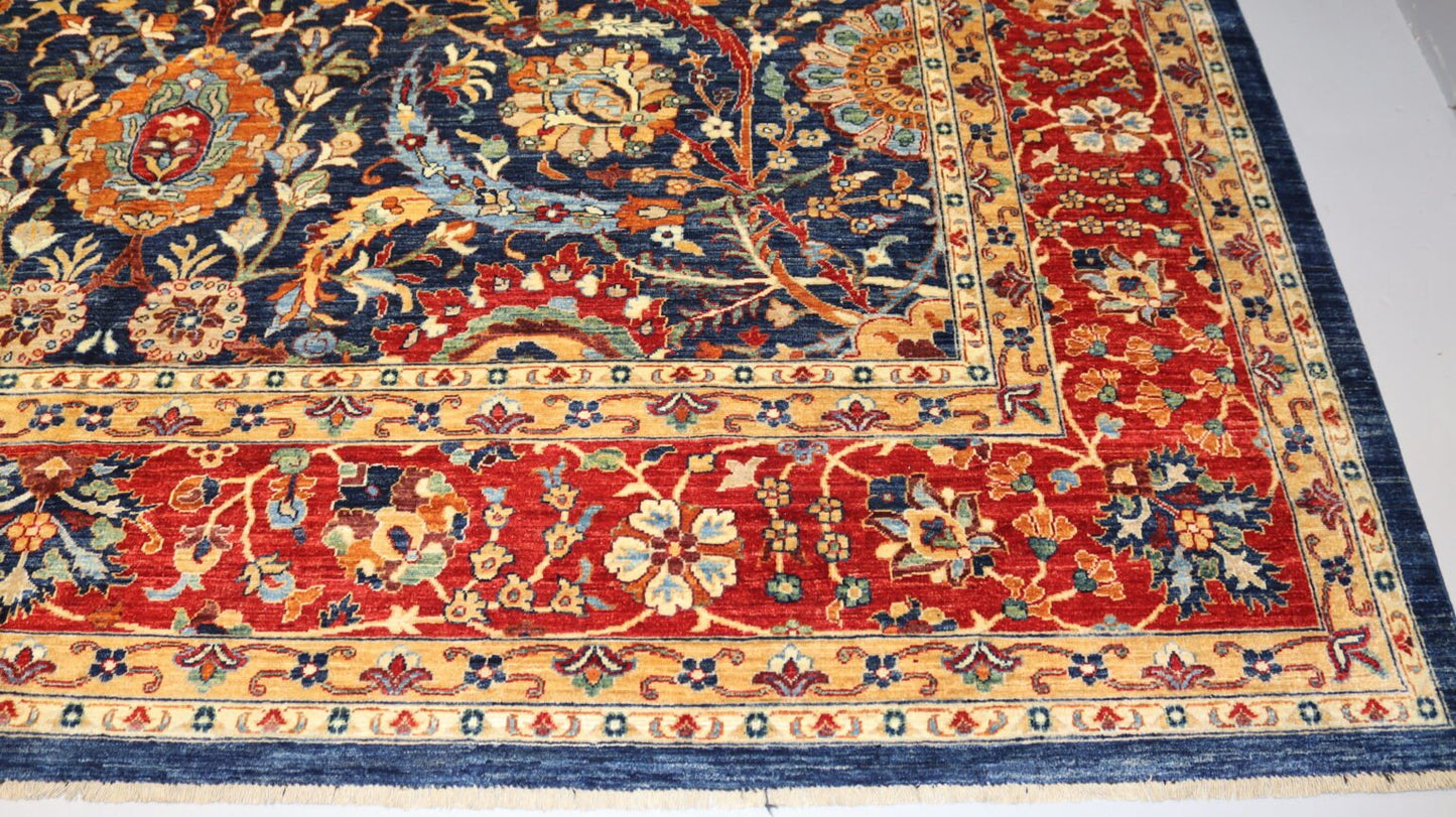 Afghan Handmade Rug -Stock-Size-454 X 370-CM 14.8×12.1 FT.