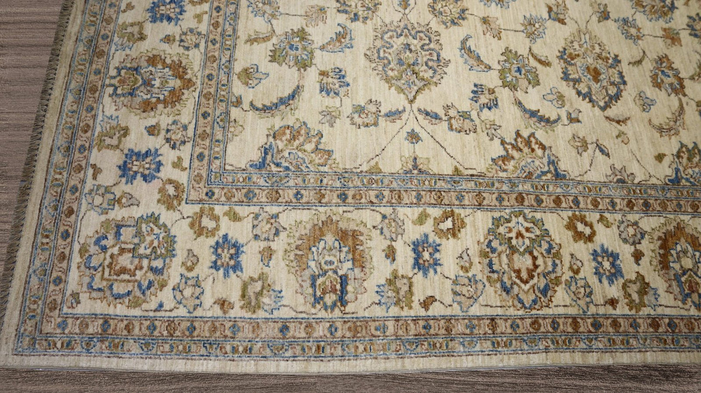 Afghan Handmade Rug -Size-390X408-CM 12.7×13.3 FT.