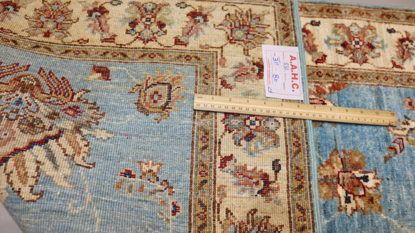 Afghan Handmade Rug-Size-311X80-CM 10.2×2.6 FT.