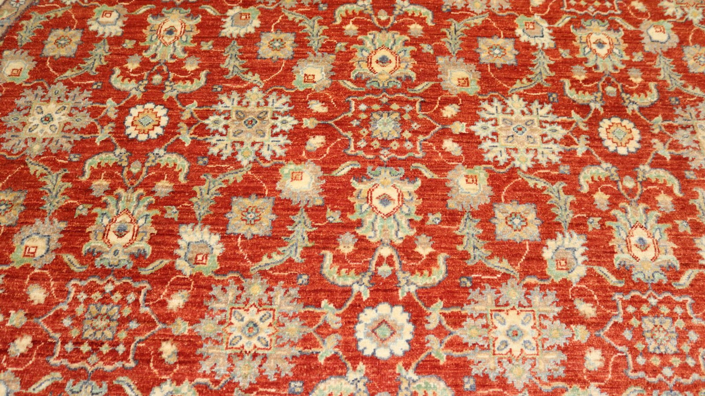 Afghan Handmade Rug-Size- 255 X 255 m–8.3 X 8.3 Ft.