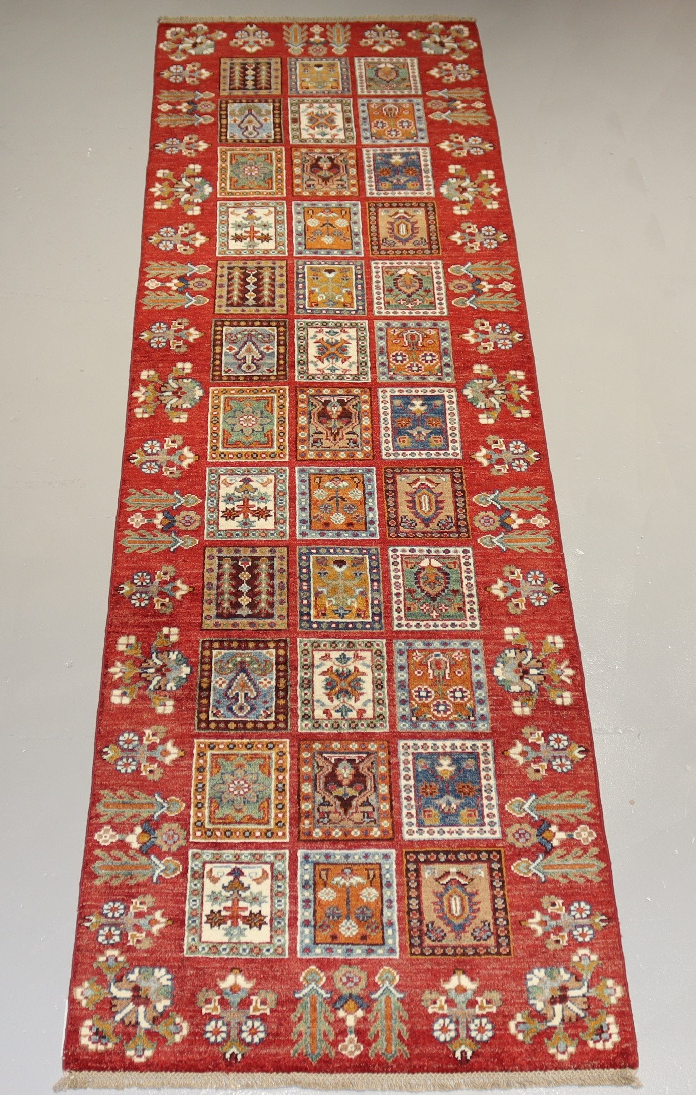 Afghan Handmade Rug -Size- 292X80 Cm-9.5×2.6 Ft. OUT OF STOCK