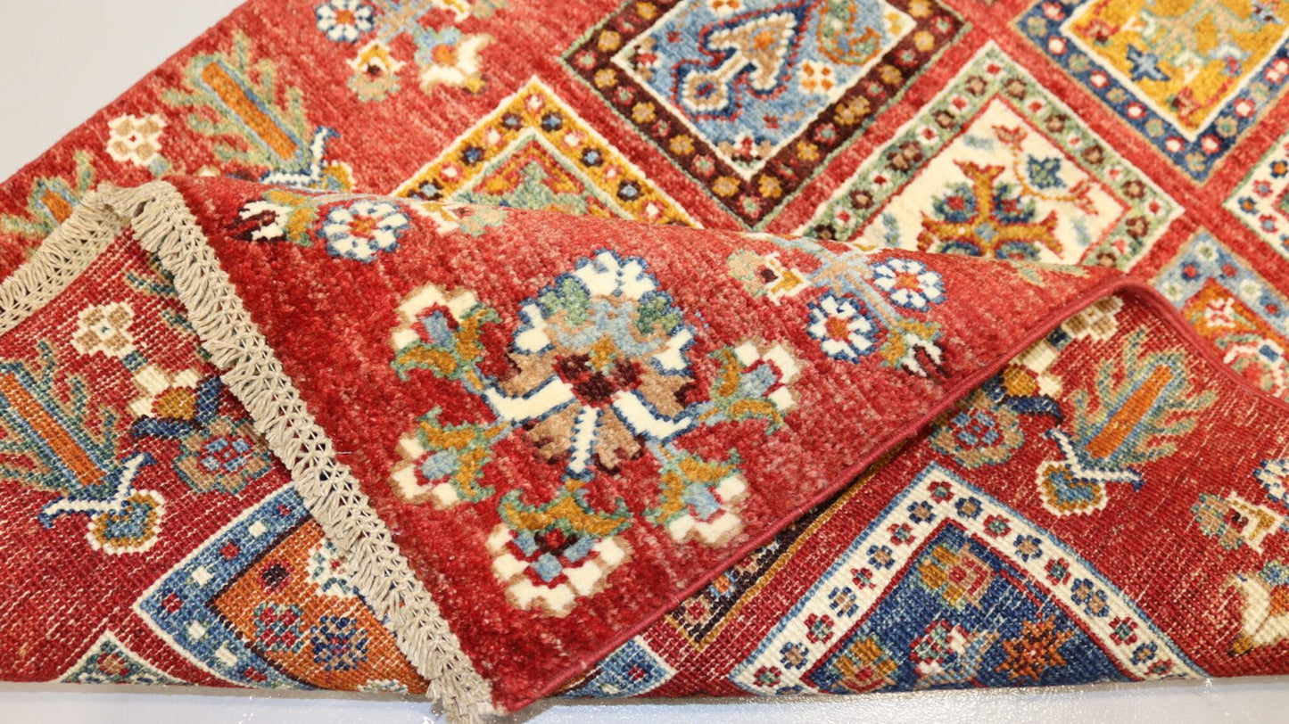 Afghan Handmade Rug -Size- 292X80 Cm-9.5×2.6 Ft. OUT OF STOCK