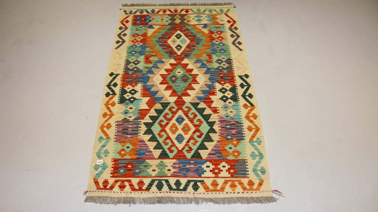 Afghan Kilim -7.9×5.8Ft.