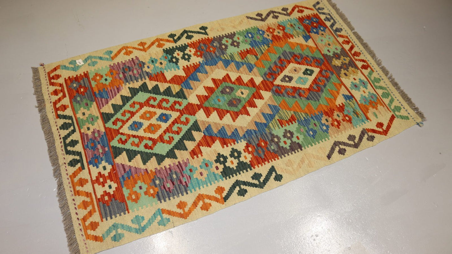 Afghan Kilim -7.9×5.8Ft.