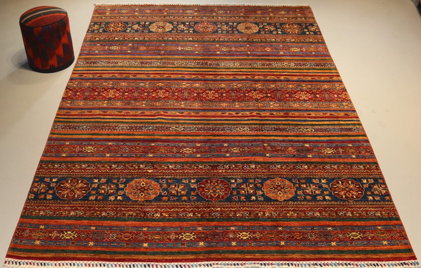 Afghan Rug  -9.8×6.6FT