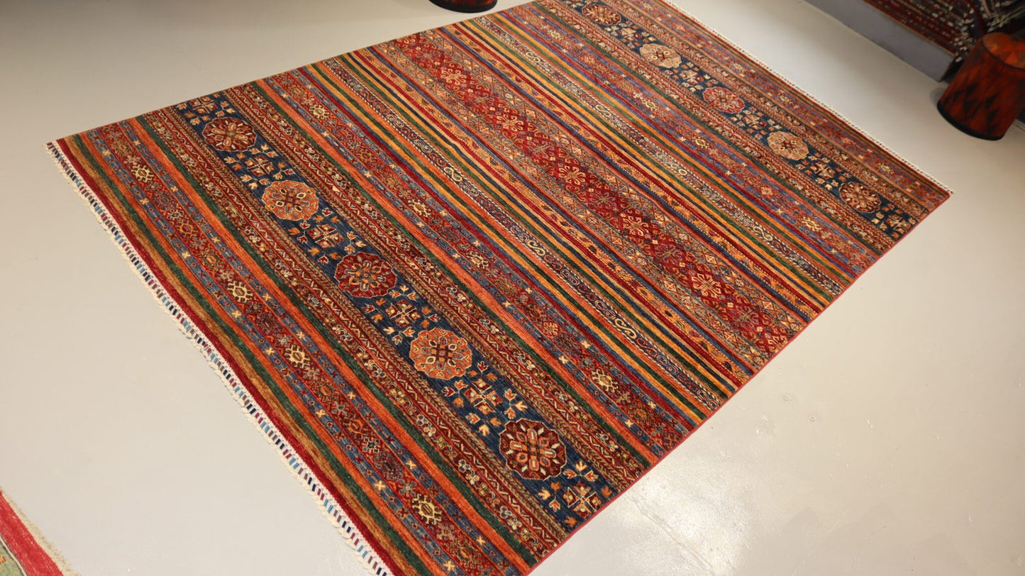 Afghan Rug  -9.8×6.6FT