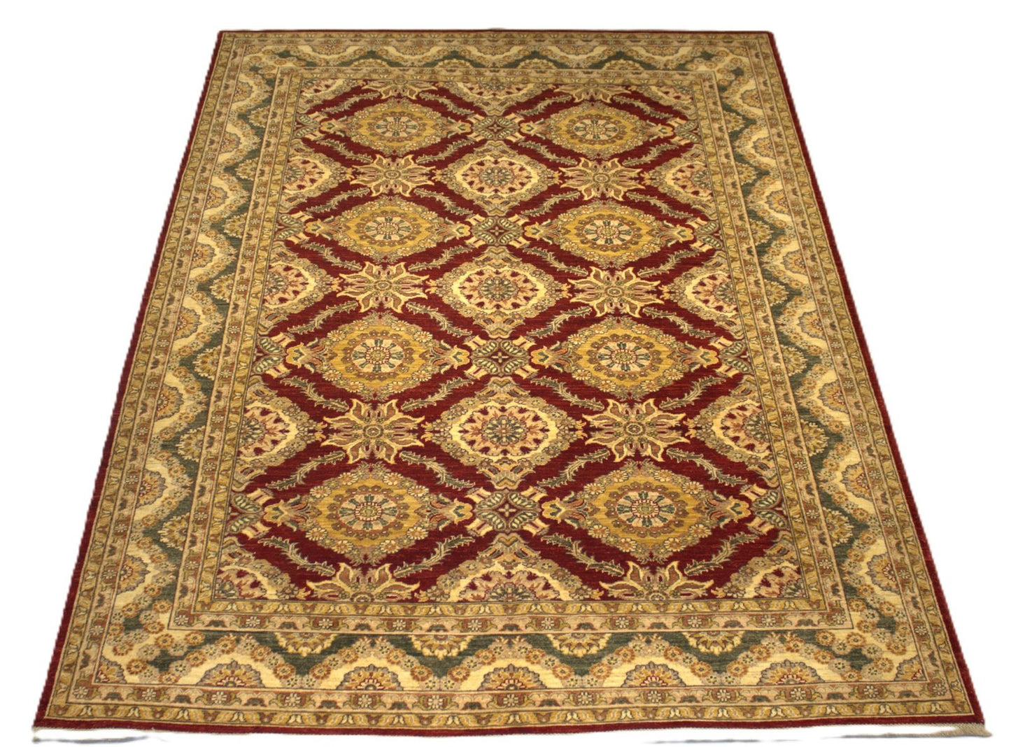 Afghan Rug - 9.9X6.7Ft