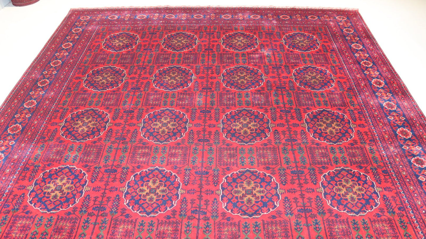 Afghan Handmade Rug 11.3X8.2Ft