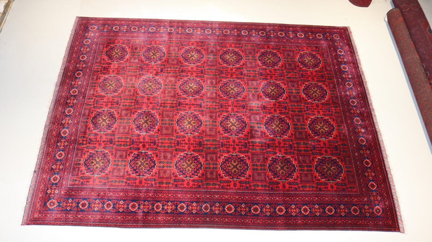 Afghan Handmade Rug 11.3X8.2Ft