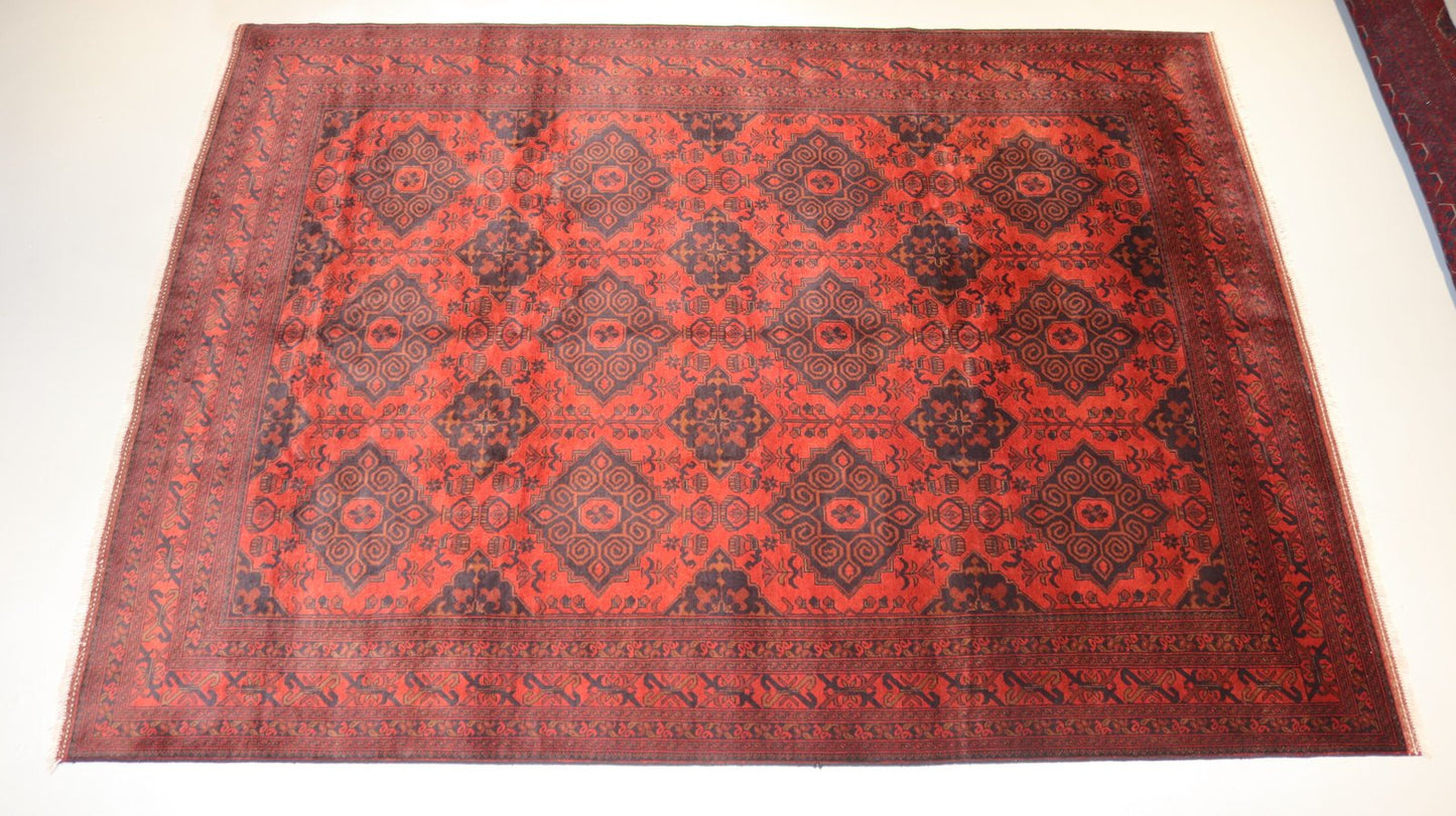 Afghan Rug -11.3X8.2Ft