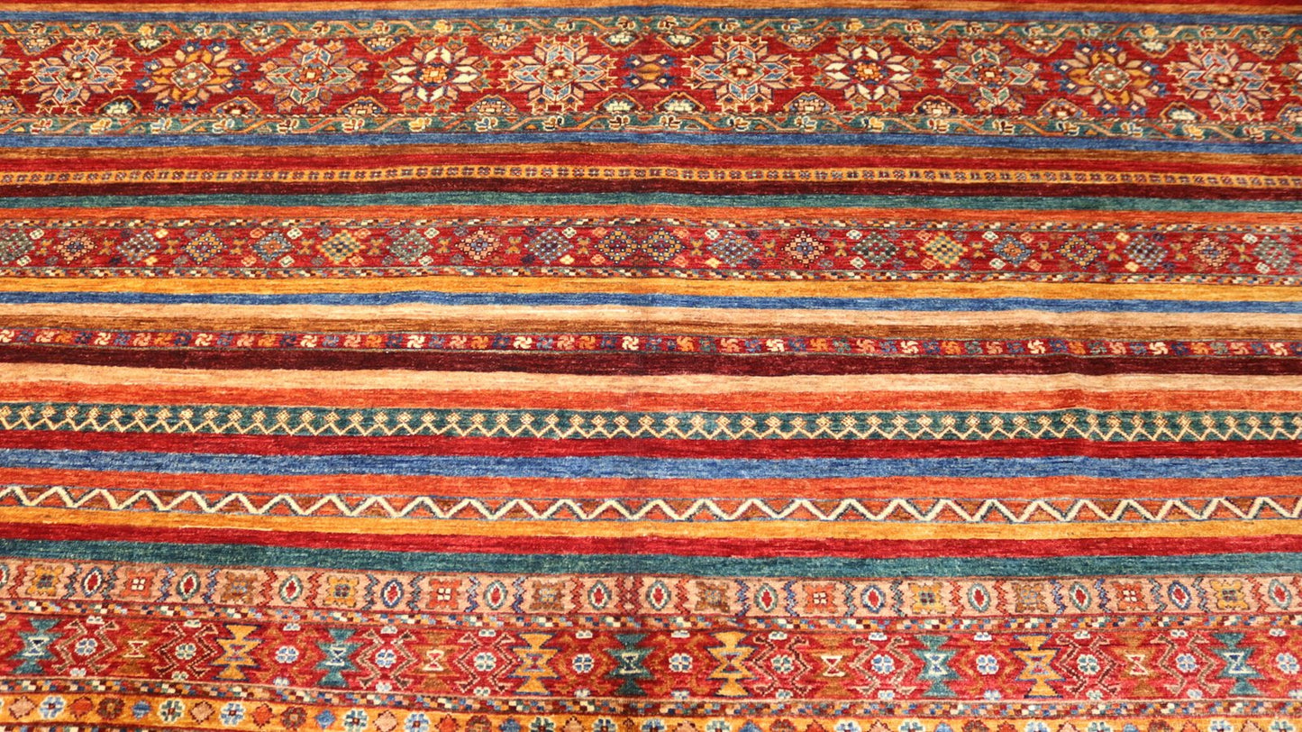 Handmade Rug - 12 X 8.7 Ft