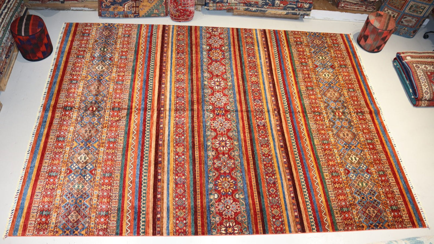 Handmade Rug - 12 X 8.7 Ft