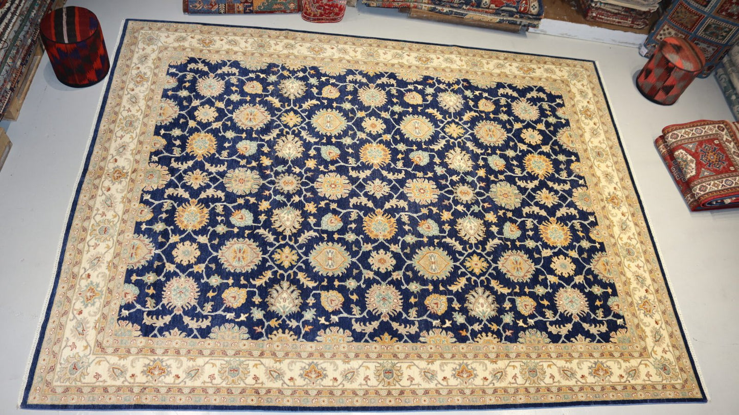 Blue Ziegler Tribal Area Rug - 9 X 12 Ft.