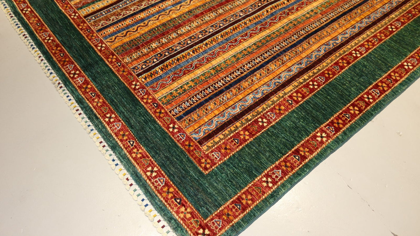 Afghan Shall Rug - 10.2×6.6.1Ft.