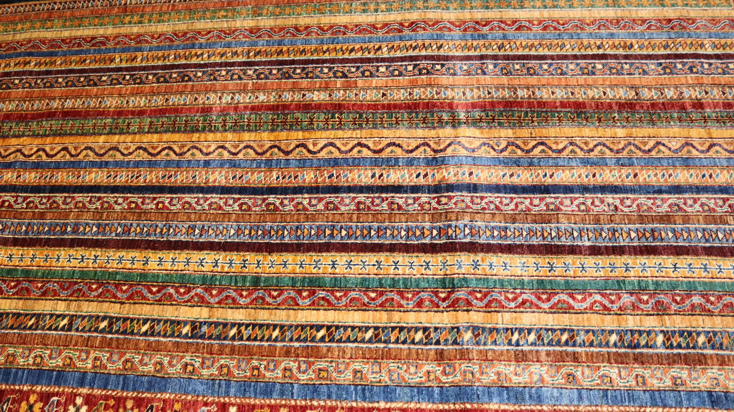 Afghan Shall Rug - 10.2×6.6.1Ft.