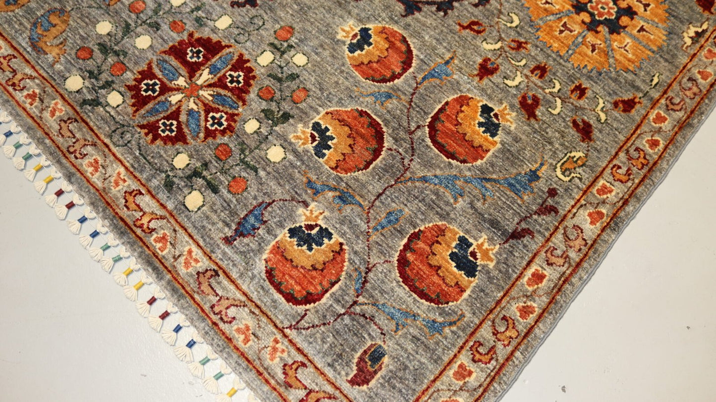 Afghan Tribal Rug - 10.5×6.8.1