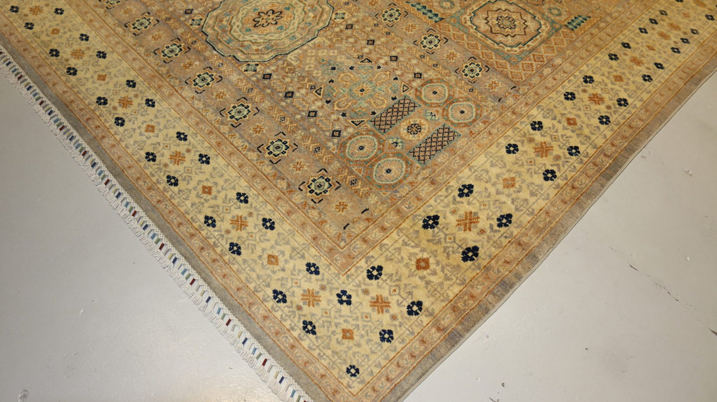 Turkish Mamlok Design Rug -  9.5×6.4Ft.