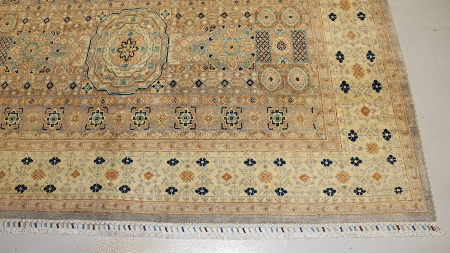 Turkish Mamlok Design Rug -  9.5×6.4Ft.