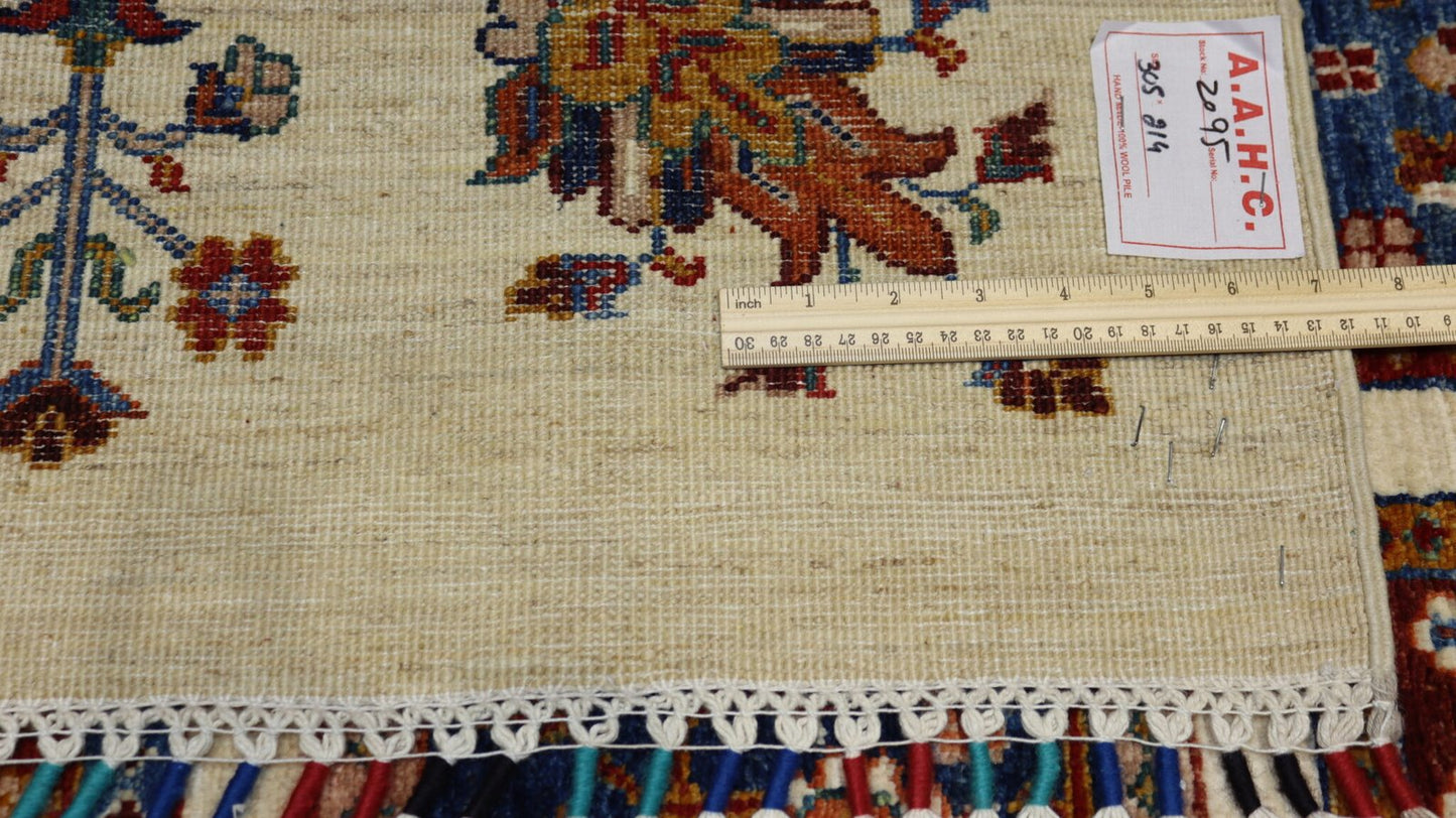 Afghan Rug -10.1×7.1 Ft.