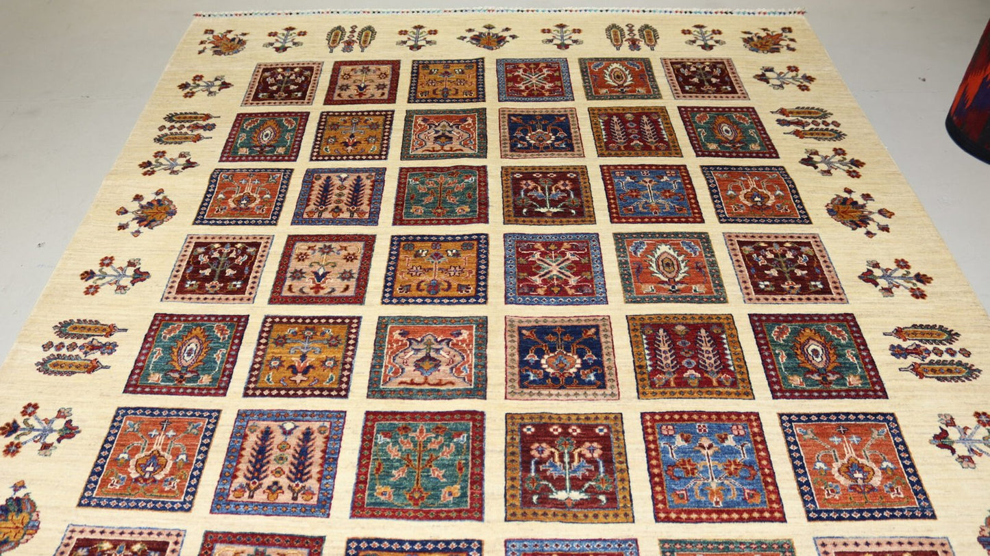 Afghan Rug -10.1×7.1 Ft.