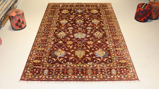 Afghan Tribal Rug - 9.7×6.5 Ft.